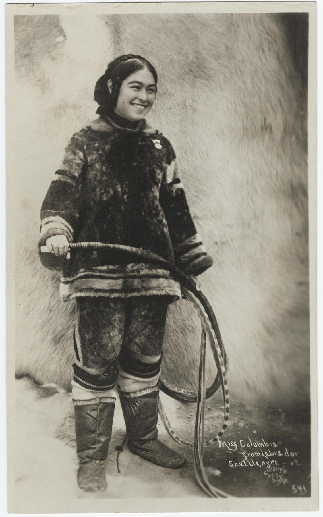 Image of Columbia Eneutseak (Nancy Columbia) at Alaska-Yukon-Pacific Exposition, Seattle, 1909